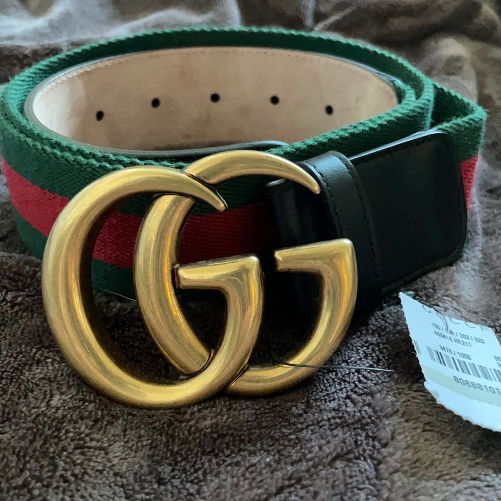 Gucci Web Belt 105 NWT